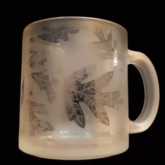 Starbucks Other - Starbucks RARE Frosted Glass Mug 1990's